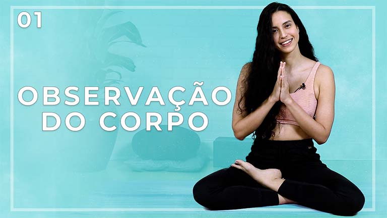 Meditando Observação Do Corpo